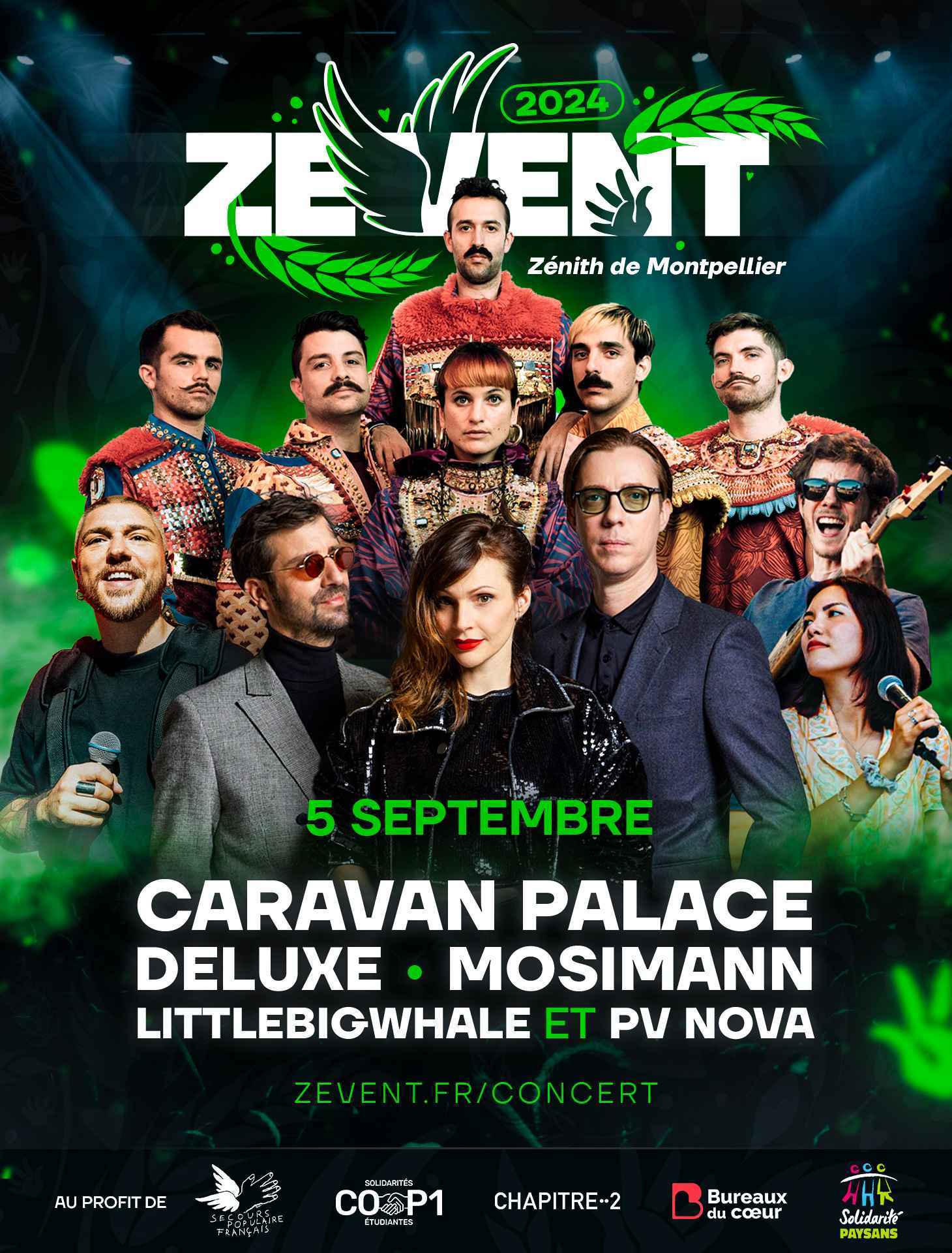 Affiche Concert ZEvent 2024